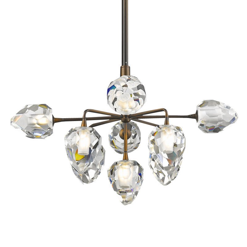 P68038L-9 gold Люстра на штанге Delight Collection On the Rocks P68038L-9 gold