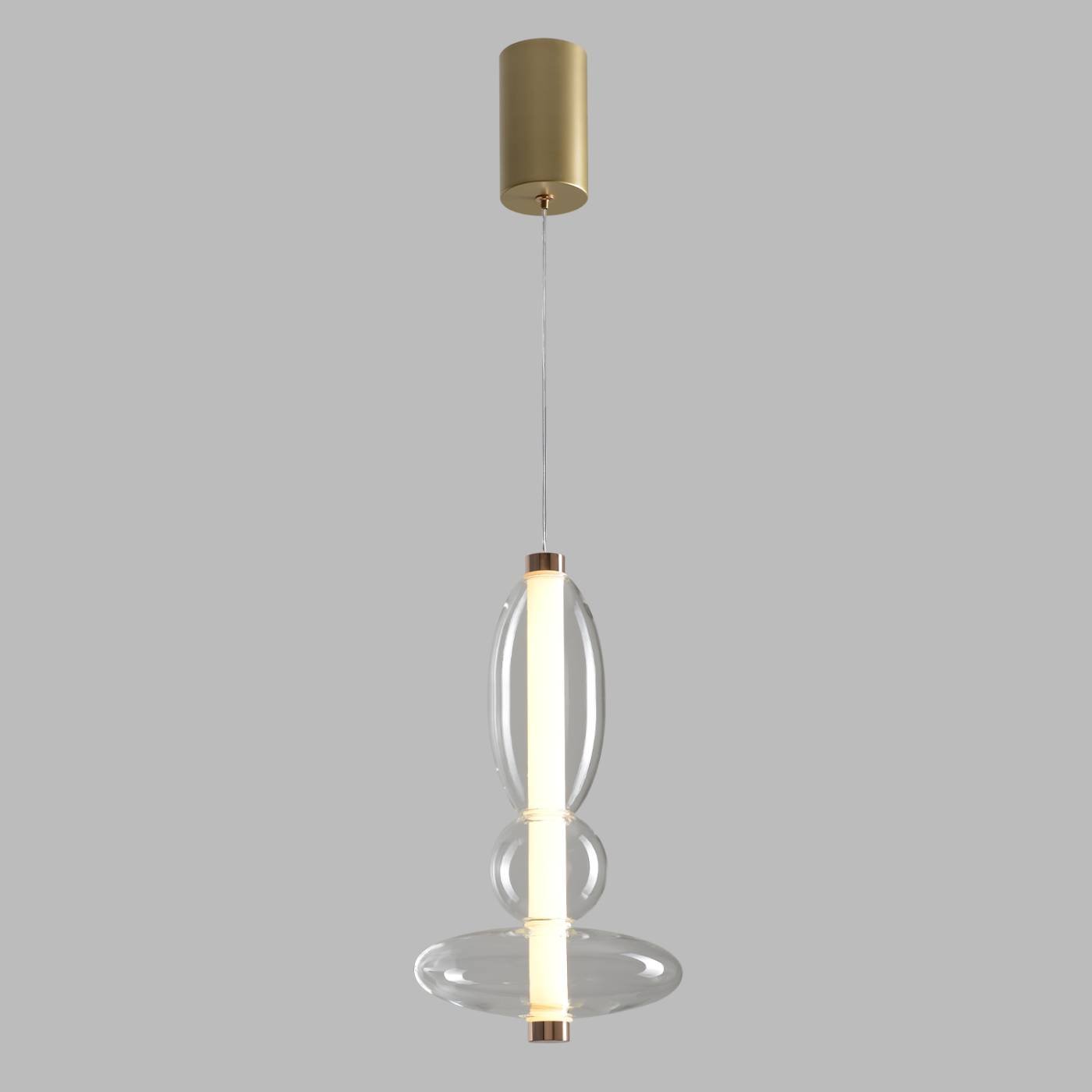 QUASAR SP10W LED TRANSPARENT Светильник подвесной Crystal Lux Quasar QUASAR SP10W LED TRANSPARENT