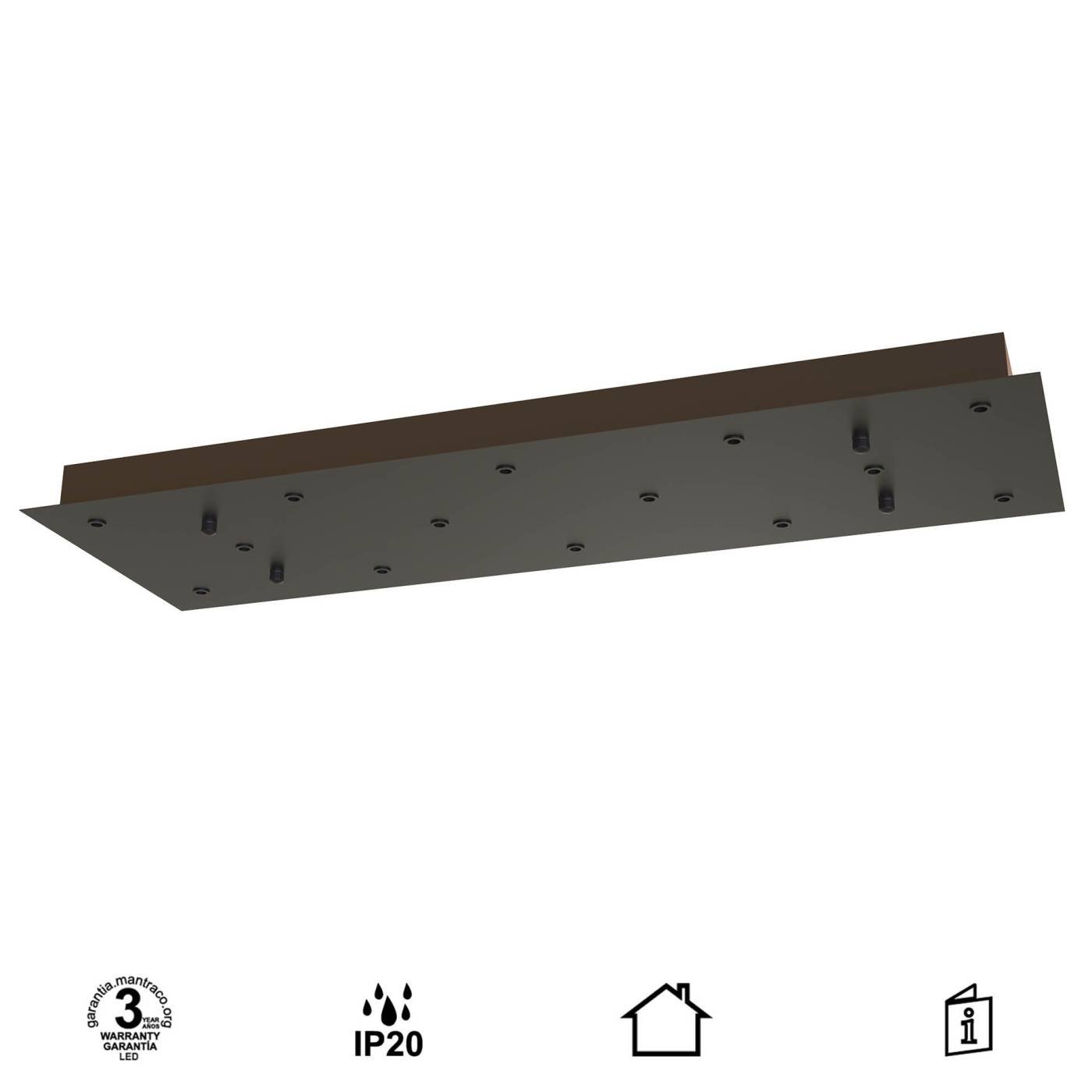 9393 9393 Основание потолочное 14L MODULAR LIGHT FLORONES