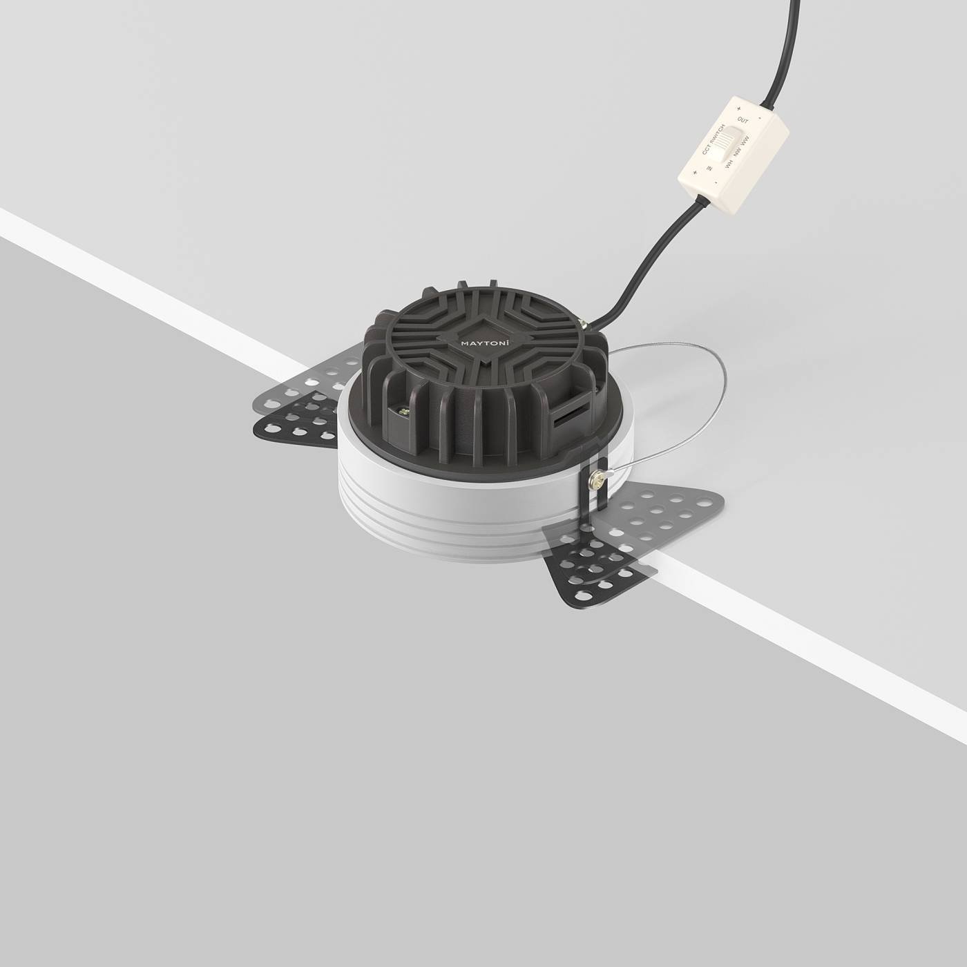 DL055-8W3-4-6K-TRS-B Встраиваемый светильник Maytoni Okno DL055-8W3-4-6K-TRS-B