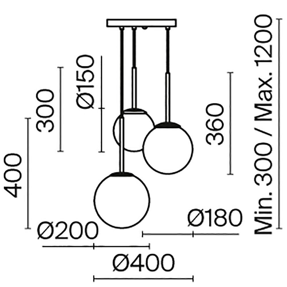 MOD321PL-03B Светильник подвесной Maytoni Basic form MOD321PL-03B