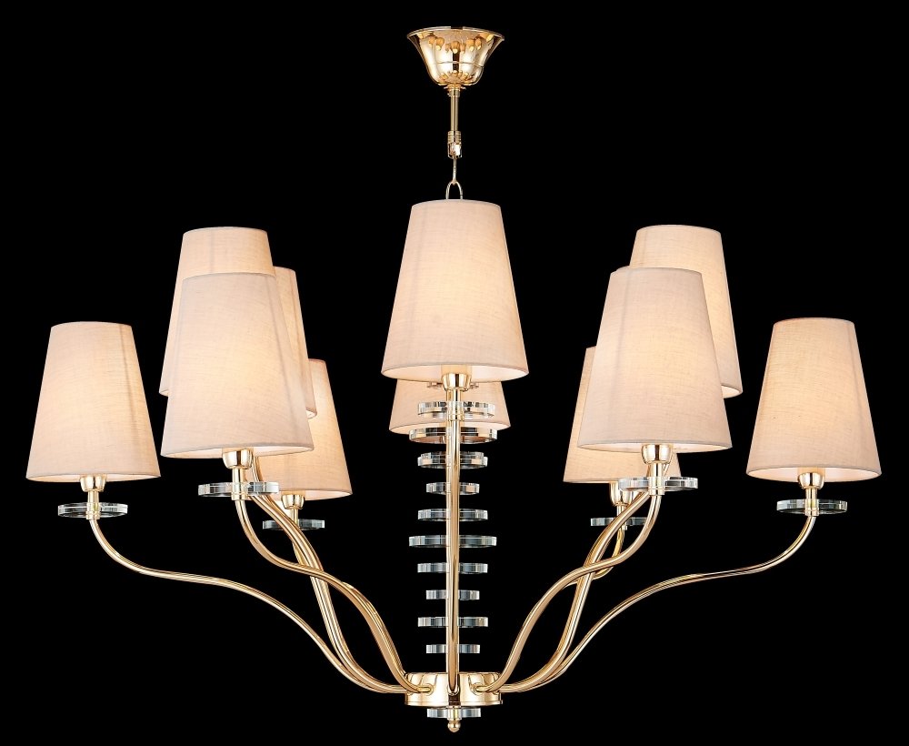 ARMANDO SP6+6 GOLD Подвесная люстра Crystal Lux Armando Gold ARMANDO SP6+6 GOLD