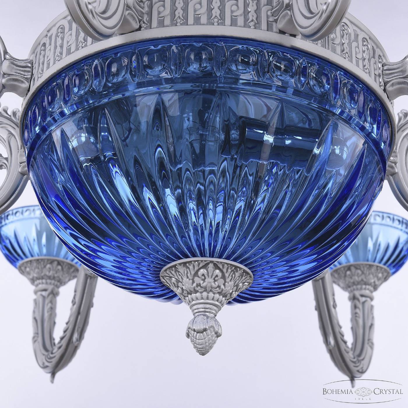Подвесная люстра Bohemia AL7901 AL79101P/8/250 WMN P Aquamarine/M-1G