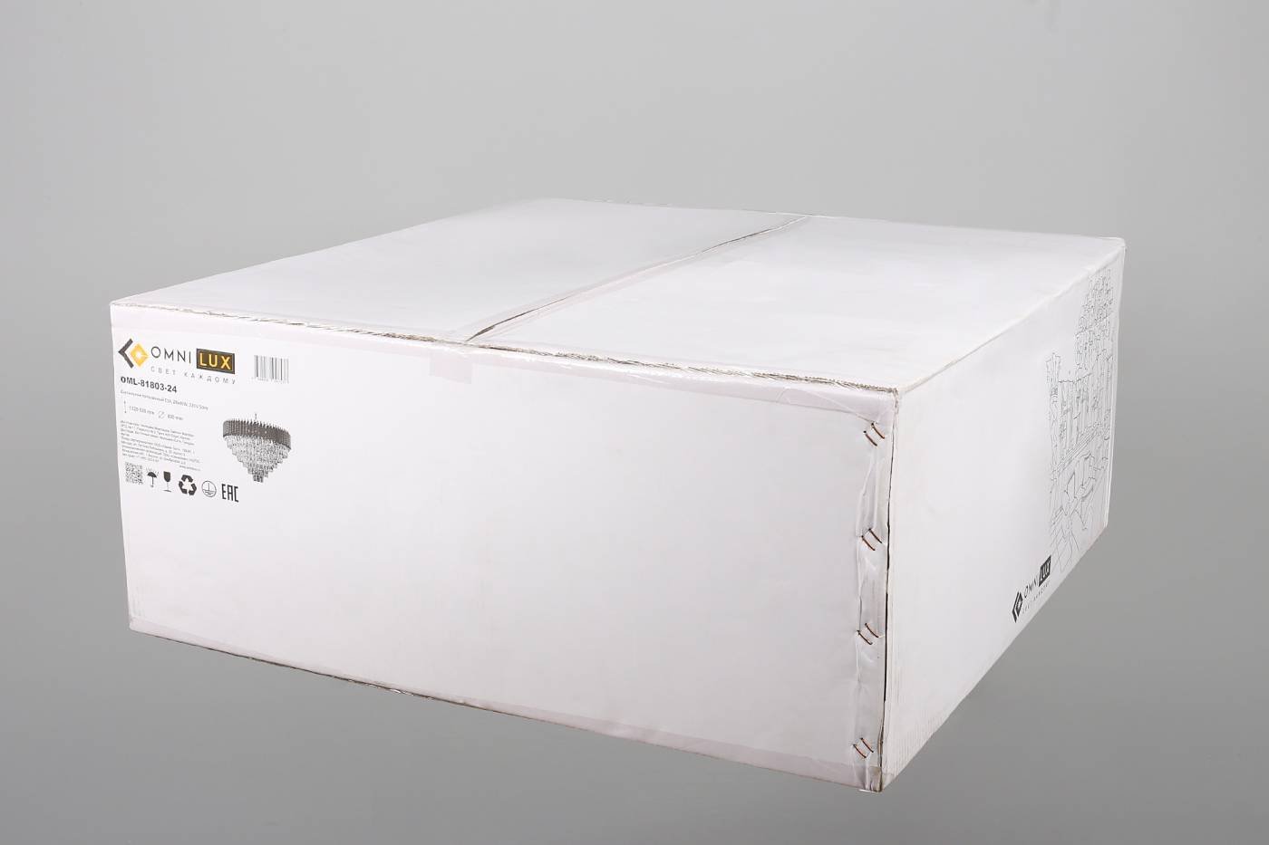 OML-81803-24 Подвесная хрустальная люстра Certaldo Omnilux OML-81803-24