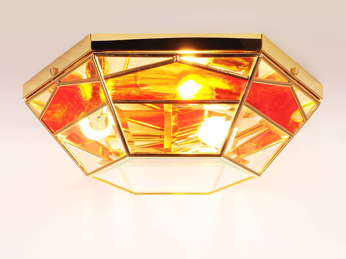 Потолочная люстра Doge Luce 1007/3PL-B.CRISTALLO M+ROSSO