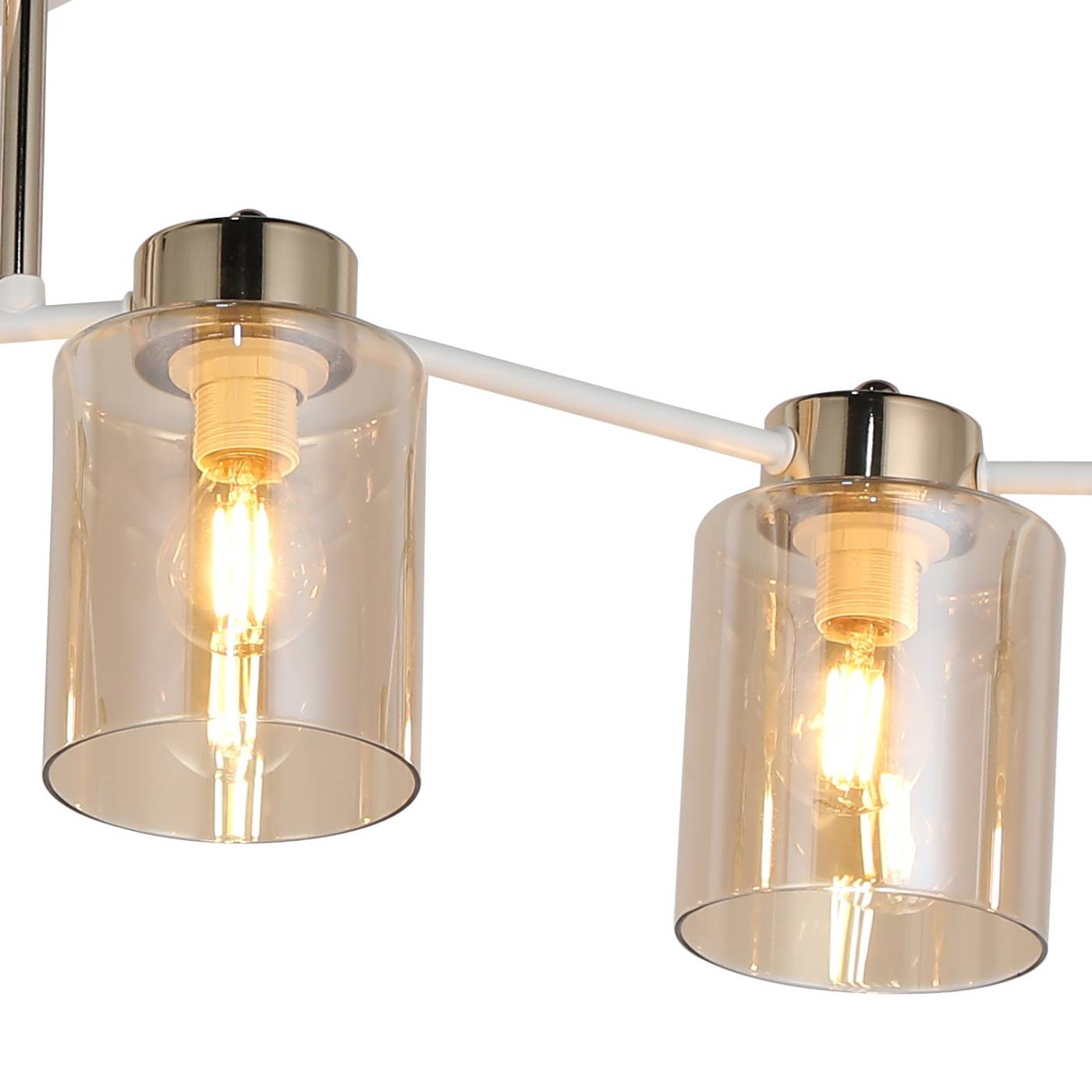 Потолочная люстра ILLUMICO IL6111-6COU-79 WH GD Qui