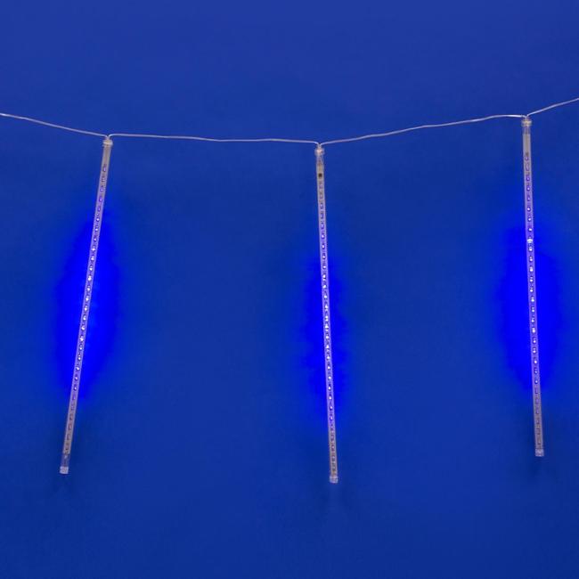 ULD-E2405-240/DTK BLUE IP44 METEOR Занавес светодиодный фигурный «Падающие звезды» Uniel ULD-E2405-240/DTK BLUE IP44 METEOR