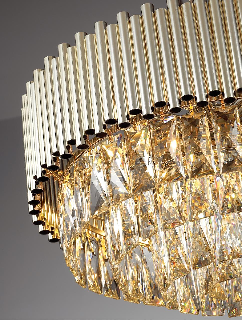 4120/9 Подвесная хрустальная люстра Pallada Odeon Light 4120/9