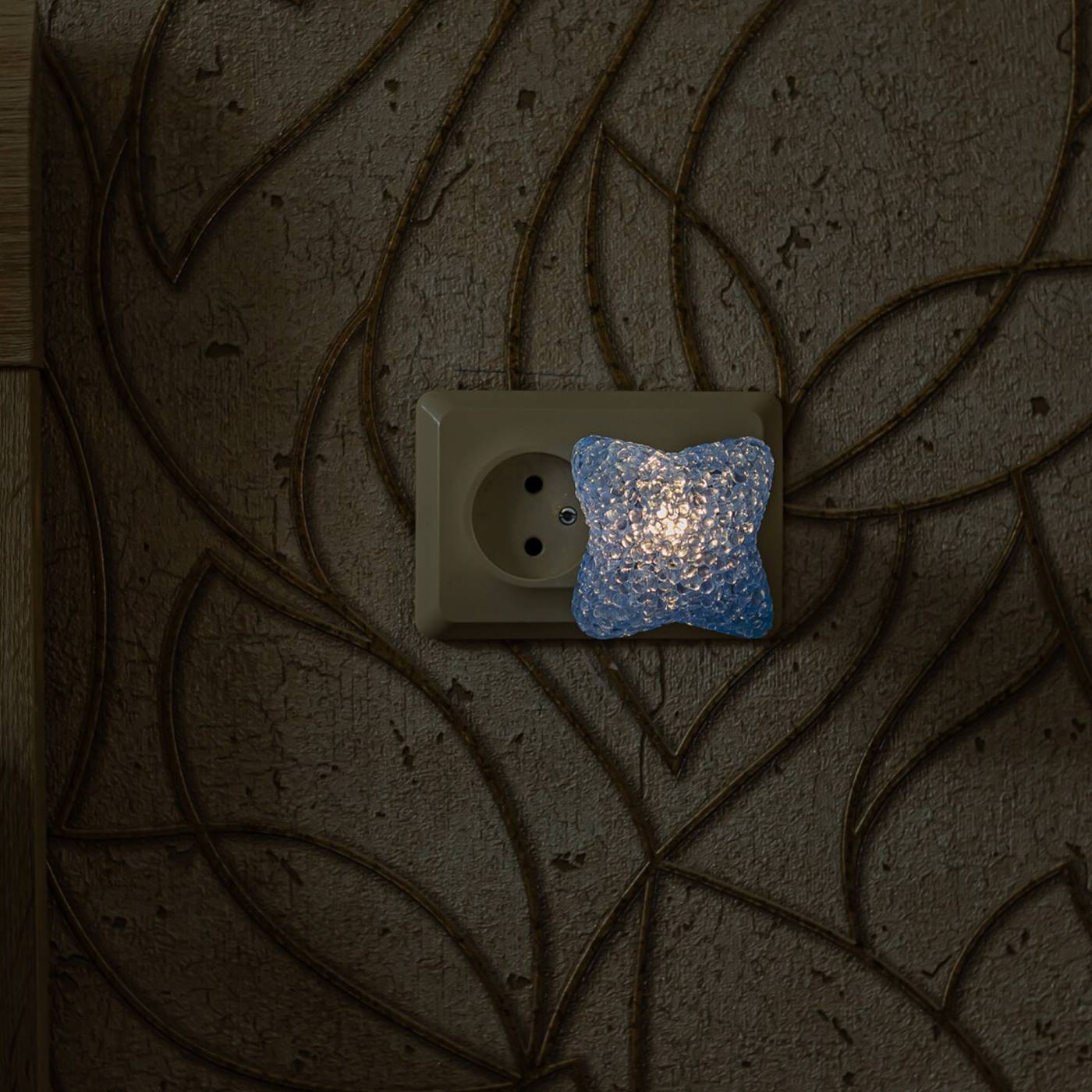 DTL-309-Звездочка/BLUE/1LED/0,1W Детский ночник Uniel DTL-309-Звездочка/BLUE/1LED/0,1W