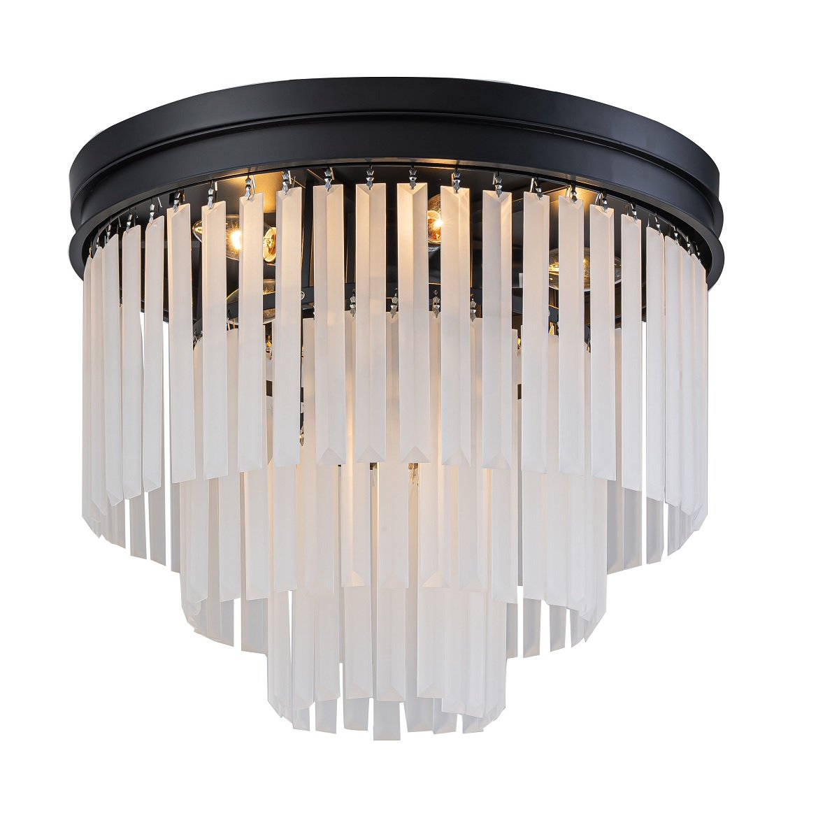 771131 (KR0387C-6/P black/frost) Потолочная люстра Delight Collection 1920s Odeon 771131 (KR0387C-6/P black/frost)