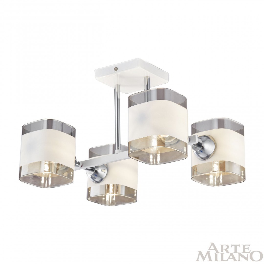 329809/4 WH+CR Потолочная люстра Arte Milano AMALFI 329809/4 WH+CR