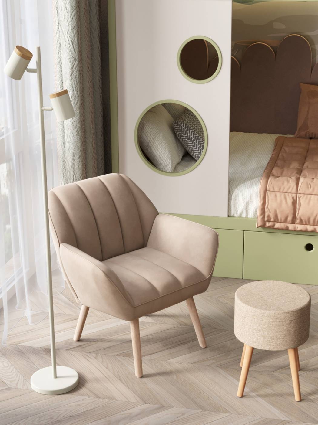 Пуфик Stool Group Store HS-WL14 V1