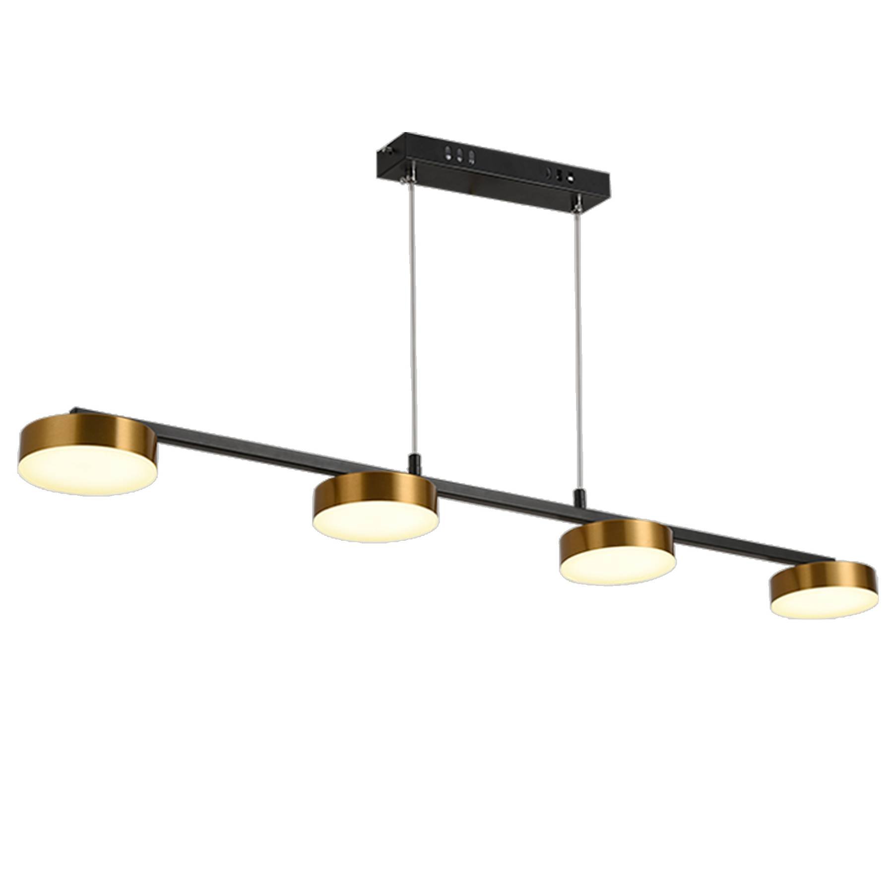 LED LAMPS 81101/4C GOLD BLACK Подвесная люстра Natali Kovaltseva Loft Led LED LAMPS 81101/4C GOLD BLACK