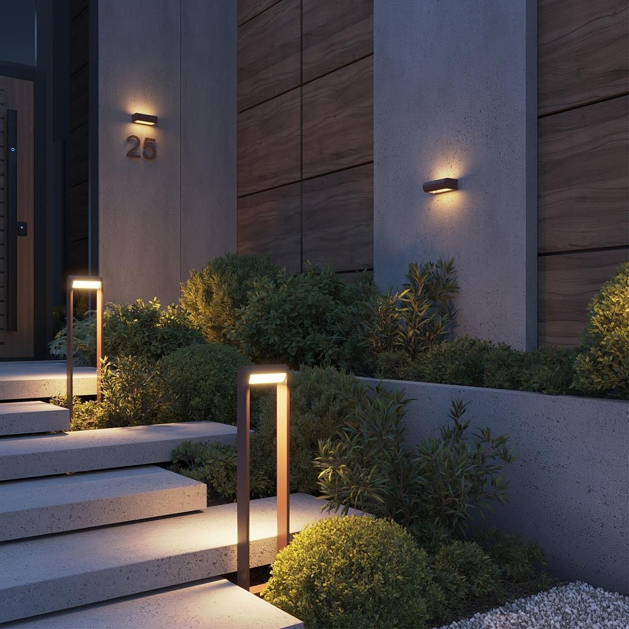 Уличный наземный светильник Odeon Light Twinset 7118/12GL