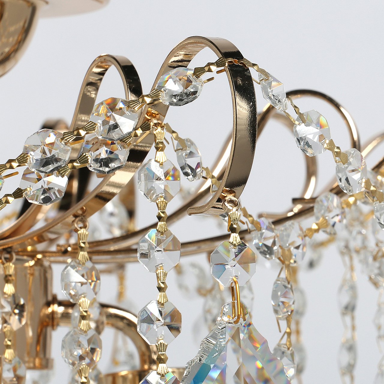 Потолочная хрустальная люстра De Markt Бриз 464019304