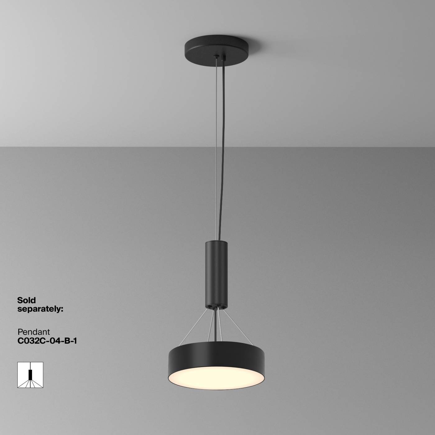 C032CL-24W3K-RD-B Светильник потолочный Maytoni Zon C032CL-24W3K-RD-B