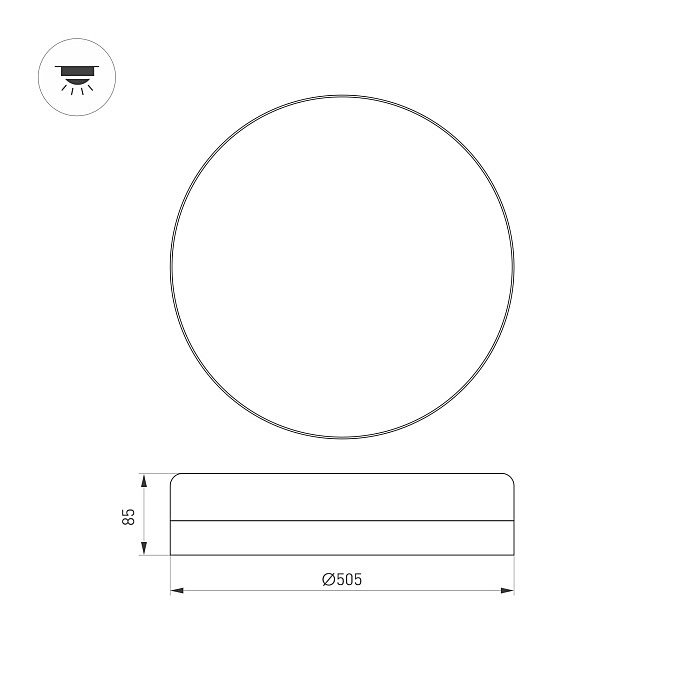 037446 Светильник потолочный Arlight Smurf 037446
