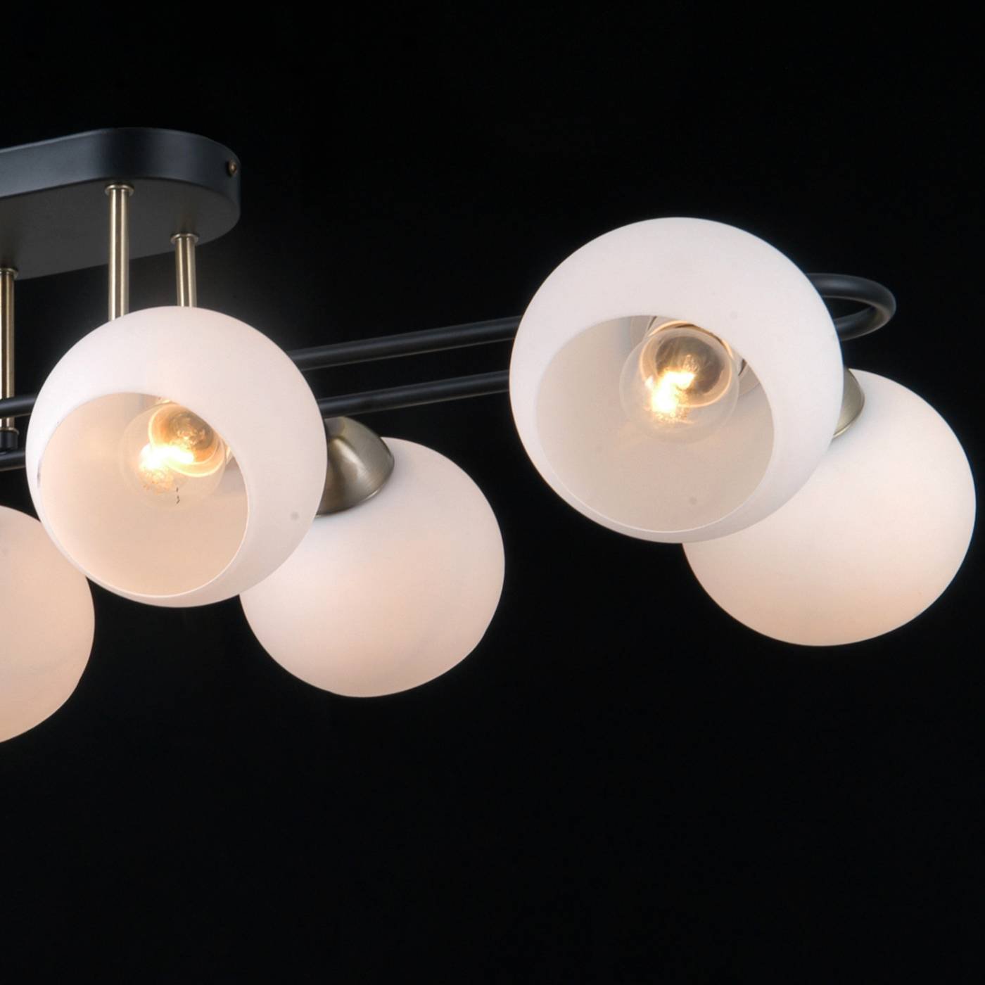 Потолочная люстра ILLUMICO IL0790-8CSQ-25 BK AB TRENTO