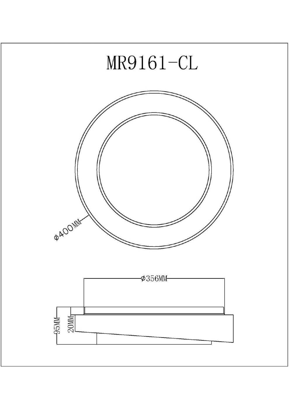 MR9161-CL Светильник потолочный MyFar Rhea MR9161-CL