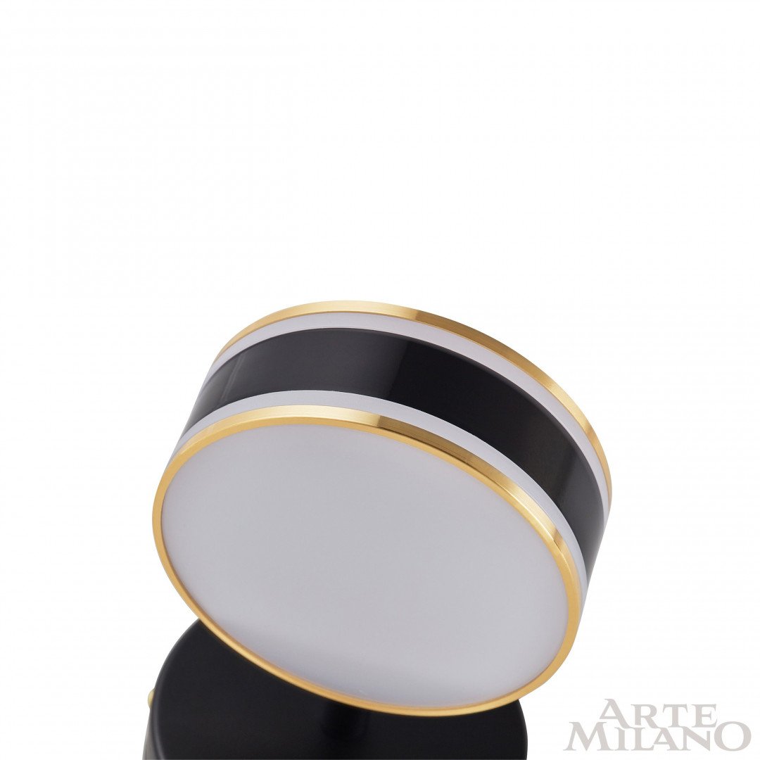 277599/1B BK/GD Настенный светильник Arte Milano Ferrara71040 277599/1B BK/GD