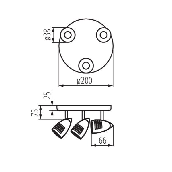 7087 Светильник спот Kanlux Moli 7087