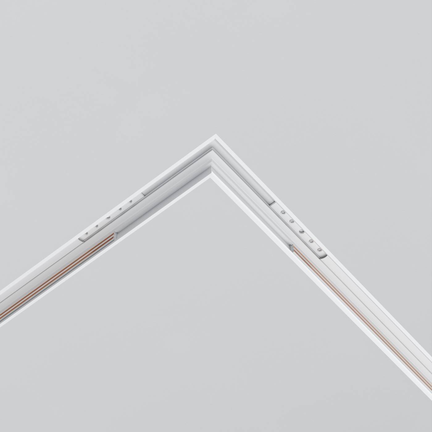 Коннектор угловой Exility для встраиваемого низкопрофильного шинопровода Maytoni Accessories for tracks Exility TRAM034CL-42W