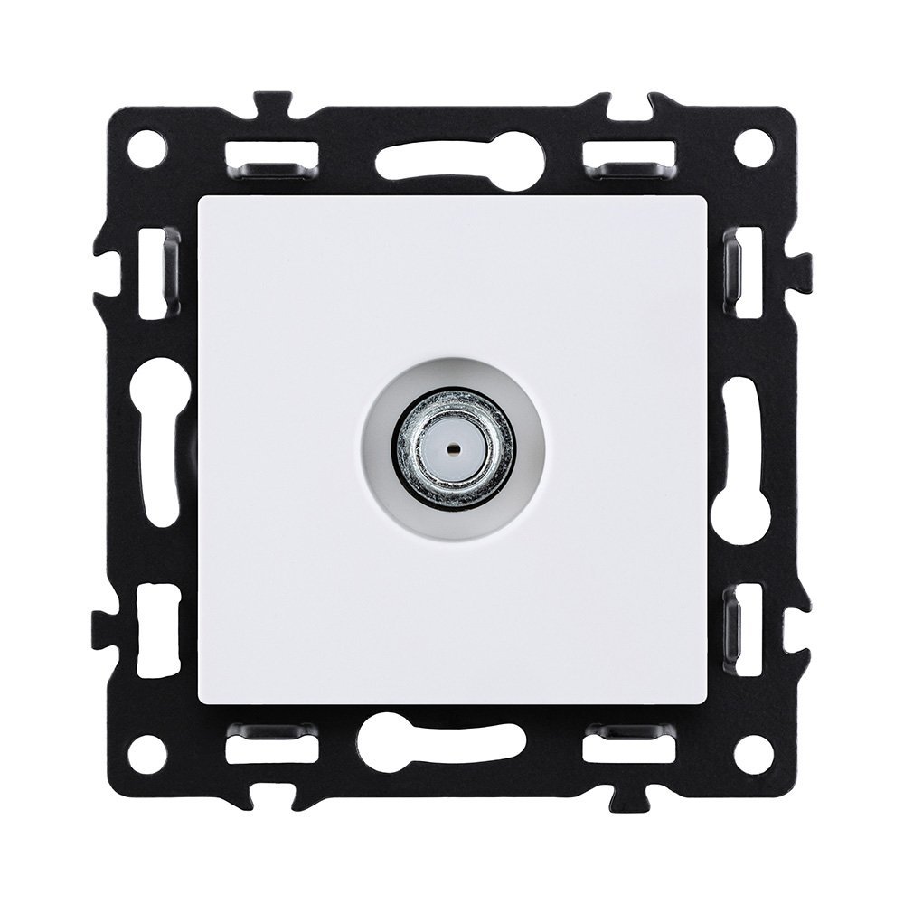 AS-020WH Розетка TV, белый Kollinger Asthetik AS-020WH