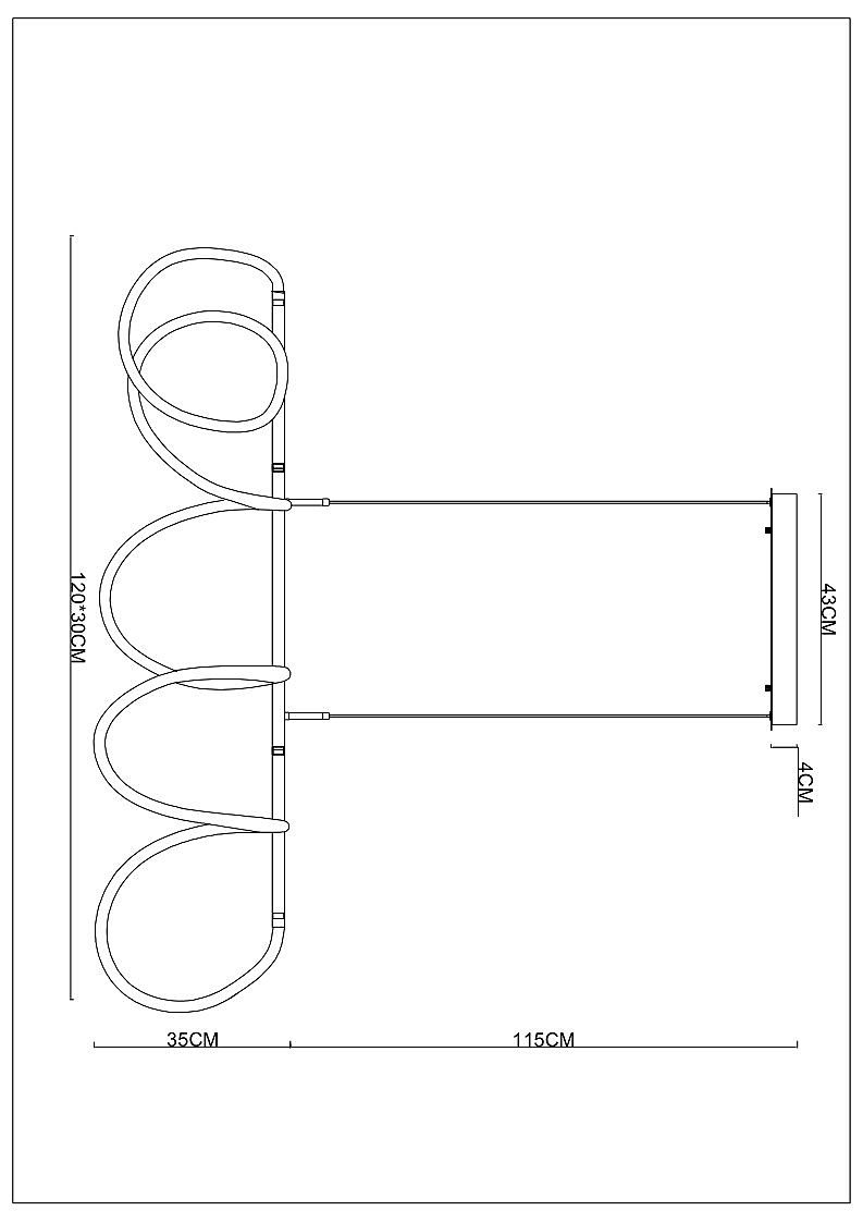 Подвесная люстра Arte Lamp Klimt A2850SP-75PB