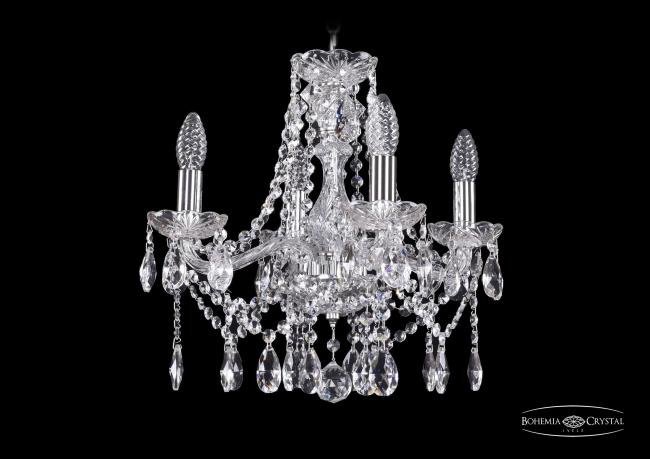 Подвесная хрустальная люстра 1413 Bohemia 1413/4/141 Ni