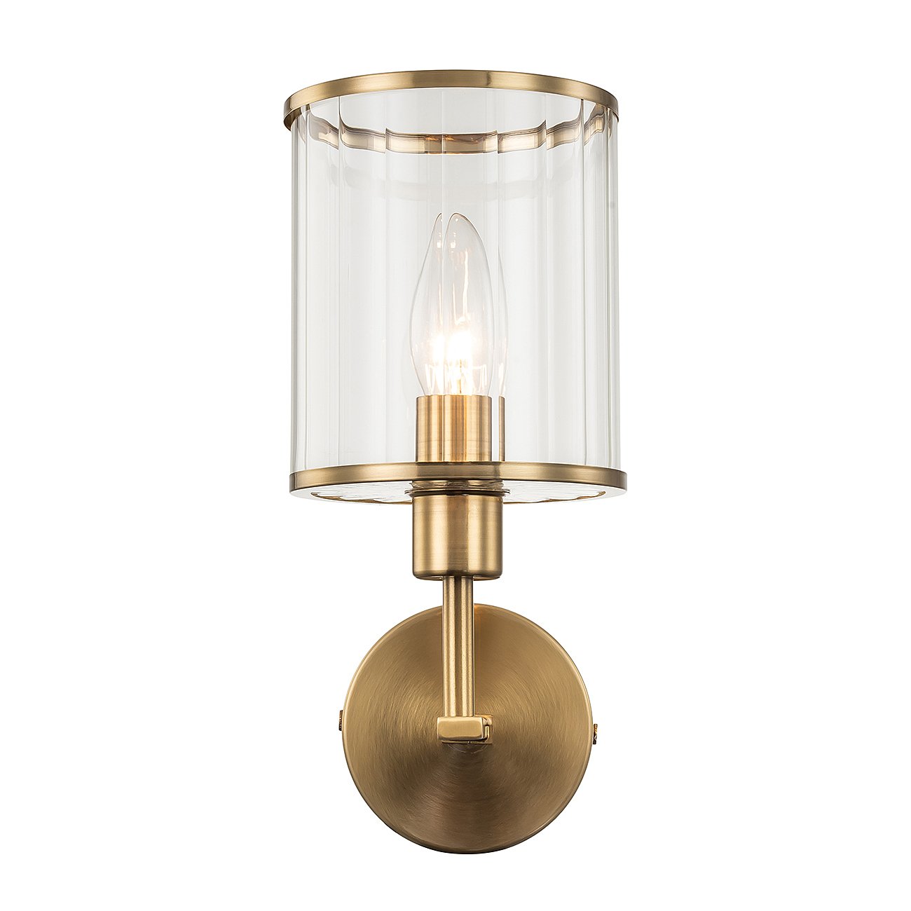 V000413 Настенное бра Indigo Dante V000413 13022/1W Brass