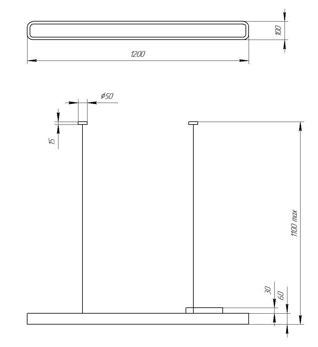 Светильник подвесной ЭРА Block SPO-113-W-40K-036