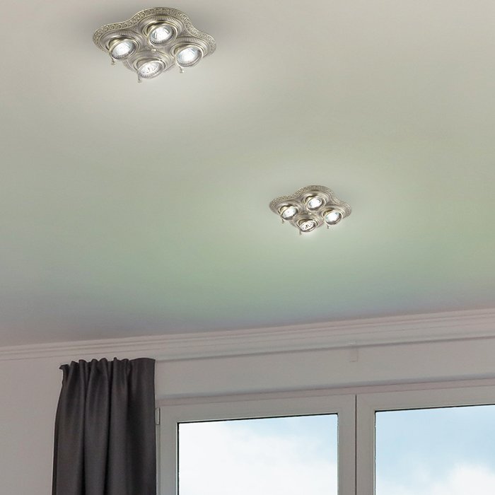 Встраиваемый светильник с узорами Vintage 370178 Novotech