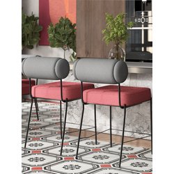 Totoro Barstool OTE-SH 460+241 bl.l Полубарный стул Stool Group Ponpoun Totoro Barstool OTE-SH 460+241 bl.l