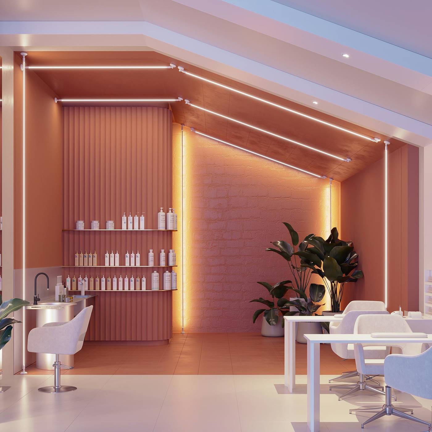 Система креплений STINGRAY-R2 белого цвета длиной 5000 мм для светодиодной ленты Arlight Stingray 050697