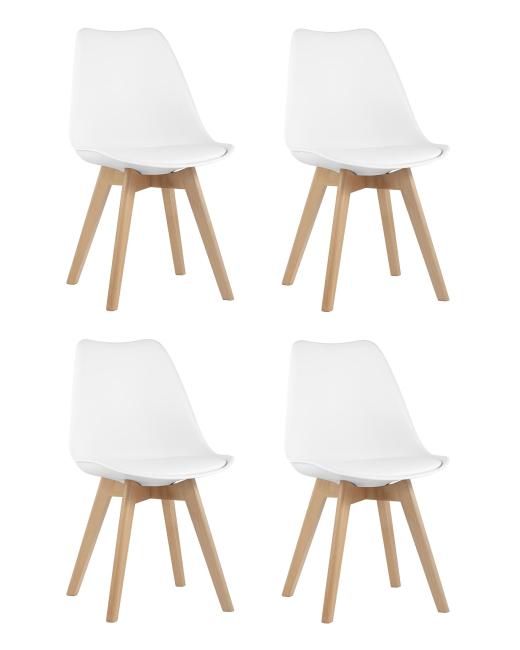 Y863 white X4 Комплект стульев Stool Group Frankfurt Y863 white X4