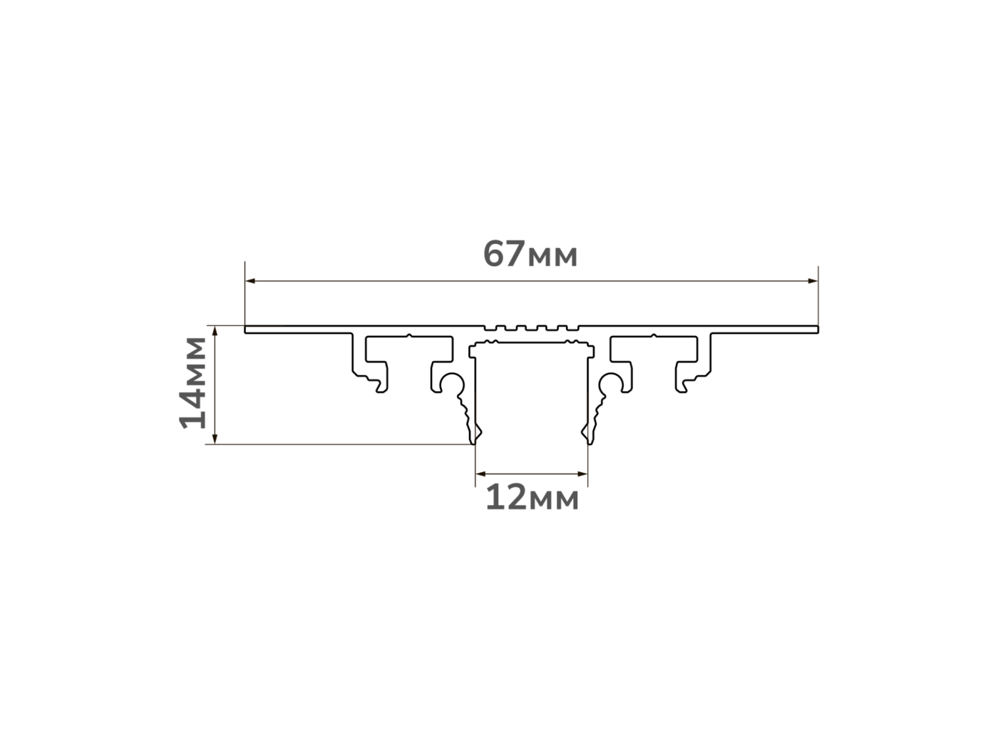 00-00040759 Профиль Комплектующие SWG LUMKER 00-00040759
