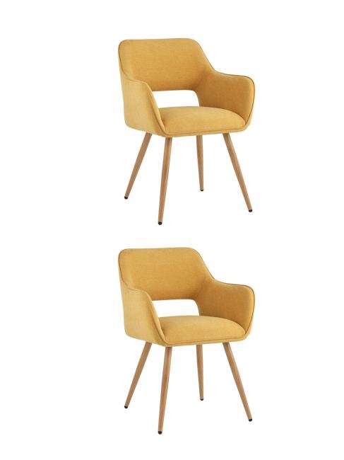 Комплект стульев Stool Group Кромвель CROMWELL II YELLOW X2