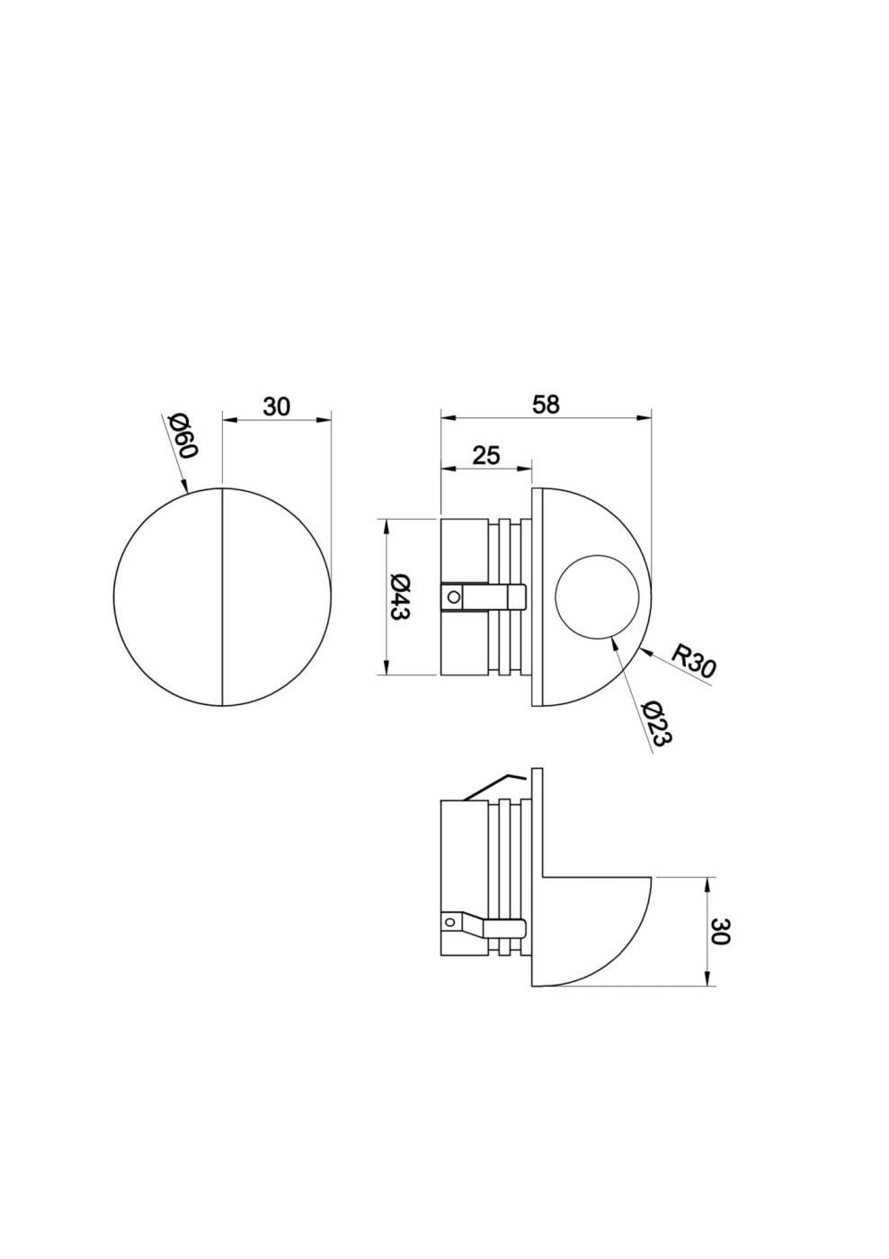 O033WL-L3W3K Уличный LED настенный светильник Maytoni Mezzo O033WL-L3W3K