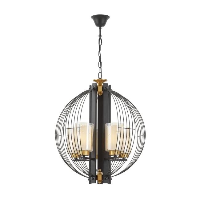 LDP 1245-5 BK+MD Подвесная люстра Lumina Deco Ponti LDP 1245-5 BK+MD