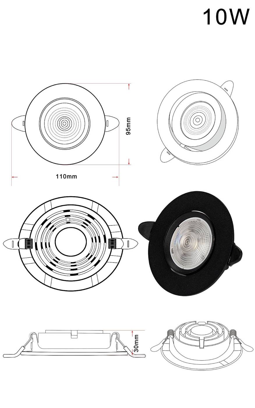 ZRS.57795.5 Встраиваемый светильник Zortes Raiz ZRS.57795.5