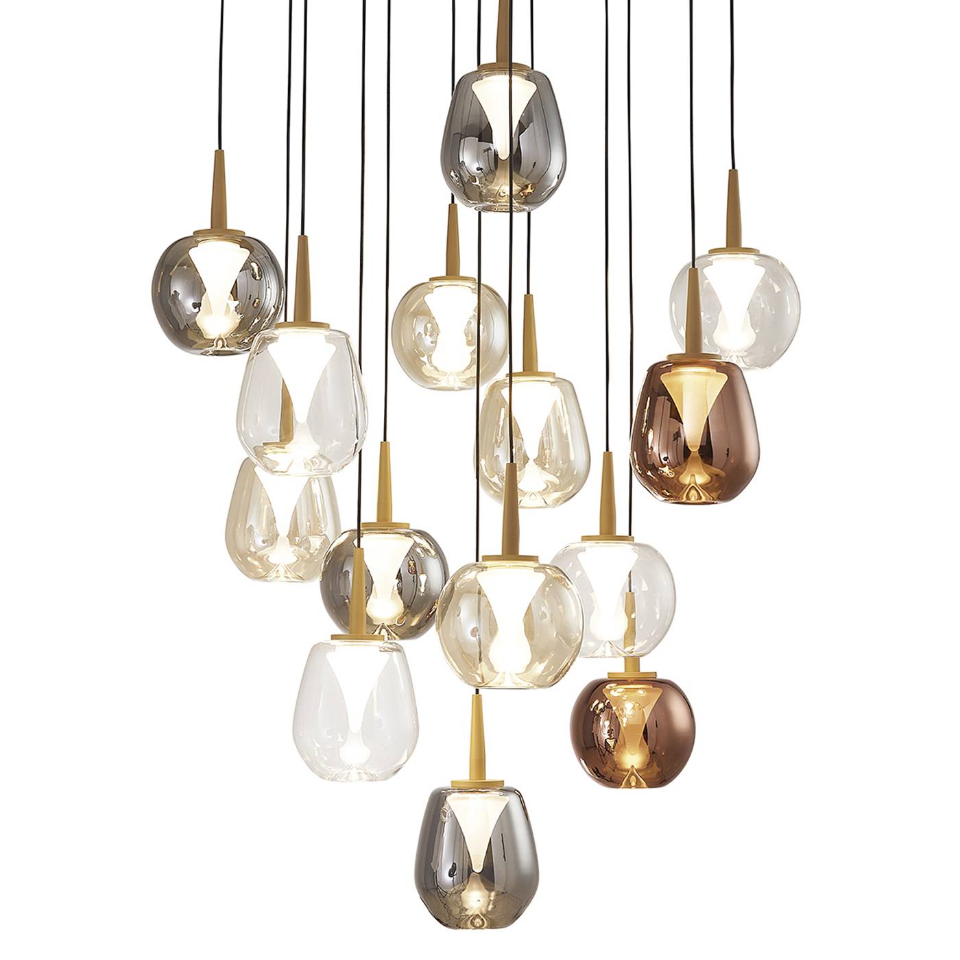 Подвесная люстра Mantra Andromeda 8935+14PL