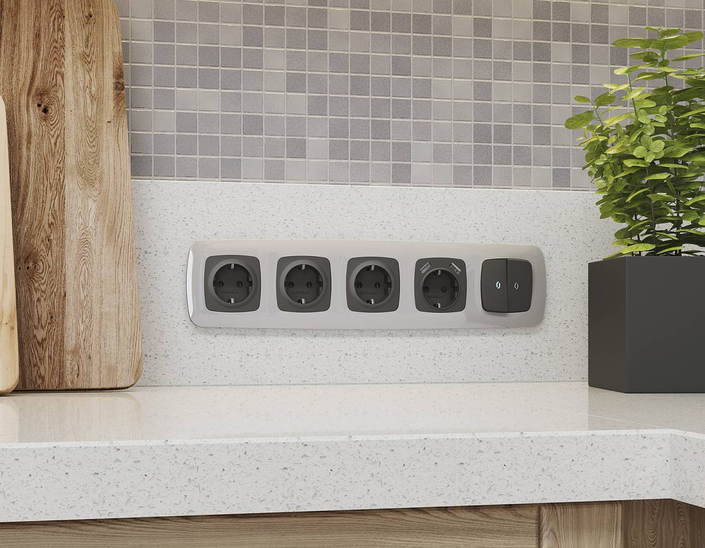 Накладка на механизм Ambrella Volt OMEGA OP9090