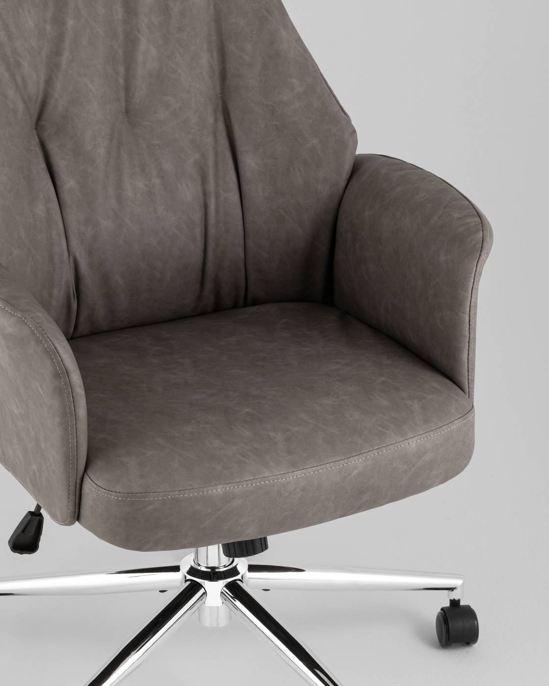Офисное кресло Stool Group YF-0515 FH-62 grey retro
