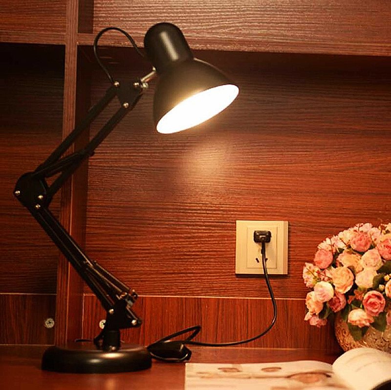 Офисная настольная лампа ЭРА N-214-E27-40W-BK