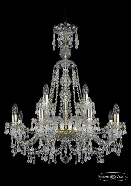 Подвесная хрустальная люстра 1410 Bohemia 1410/8+4/240/XL-80 G V0300