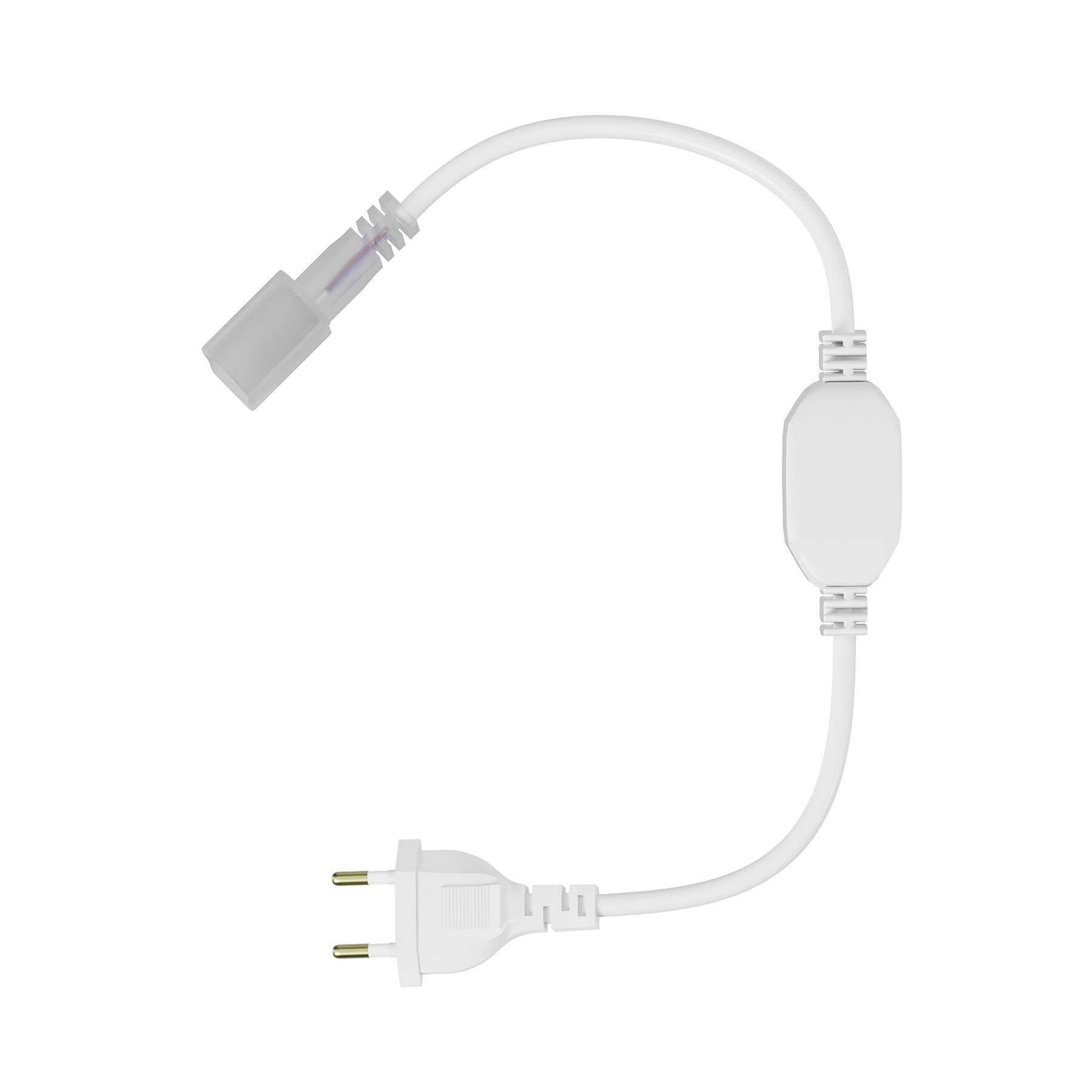 201236 Коннектор питания с сетевой вилкой для гибкого неона AC220V 25x13 мм Maytoni Гибкий неон 220В 201236