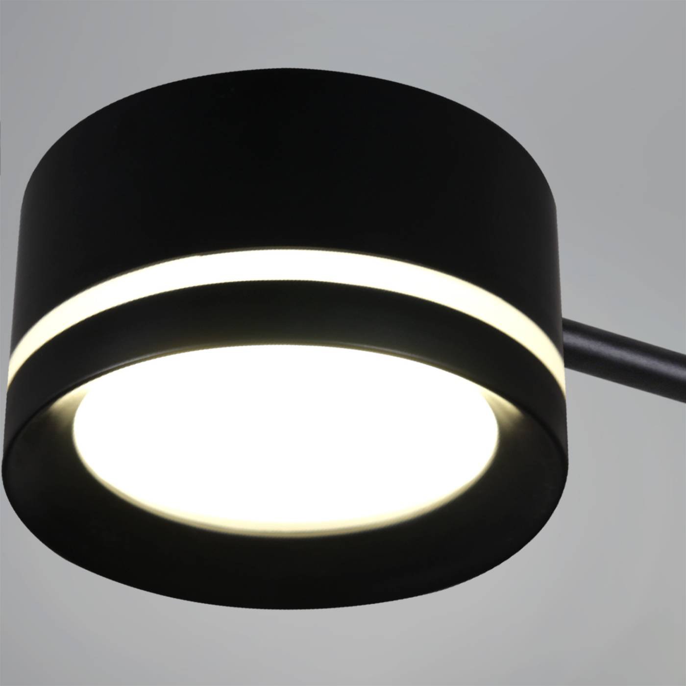 Потолочная люстра Reluce 20590-0.3-5+5+1 Black