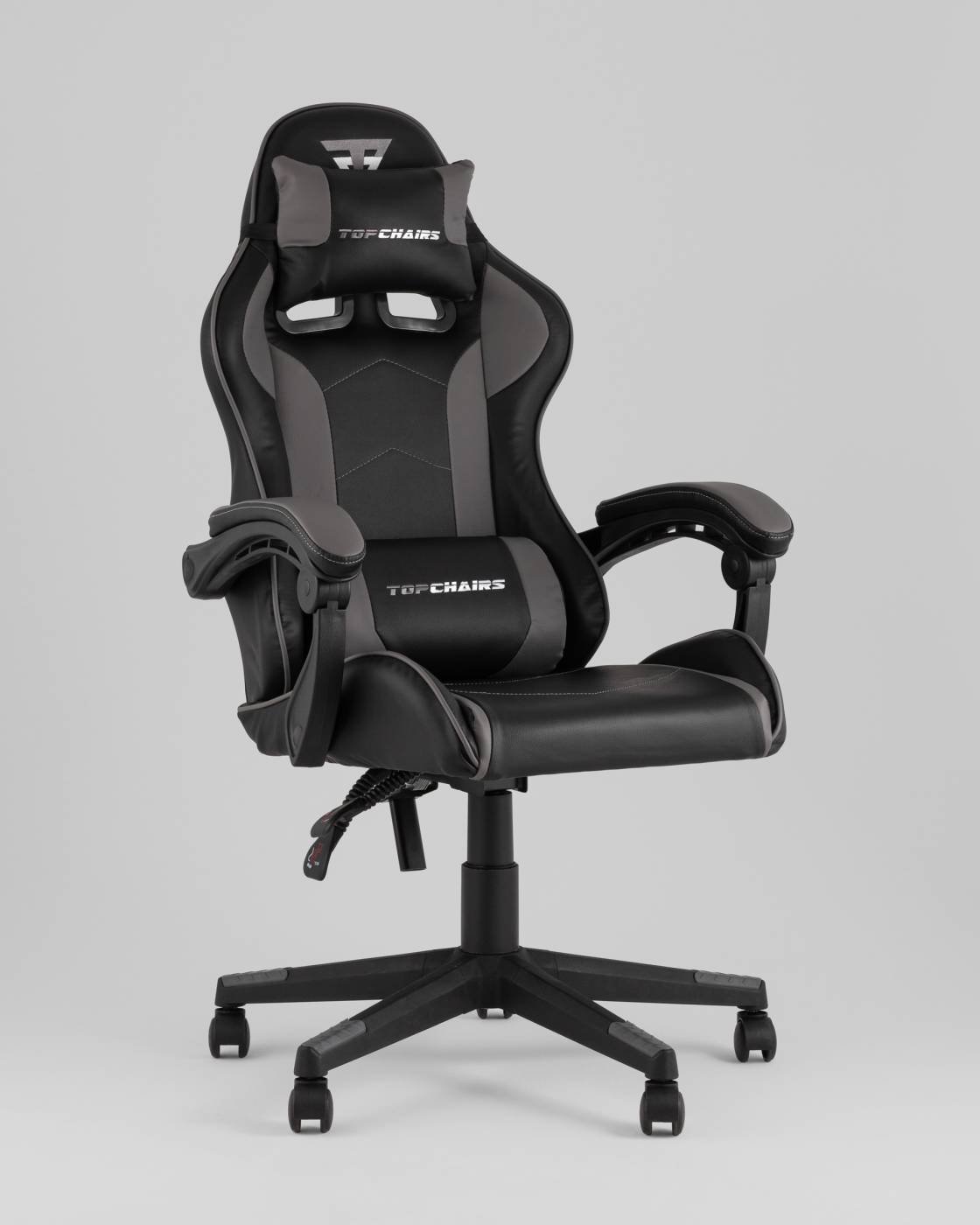 GF-8079 black+grey Компьютерное кресло Stool Group GF-8079 black+grey