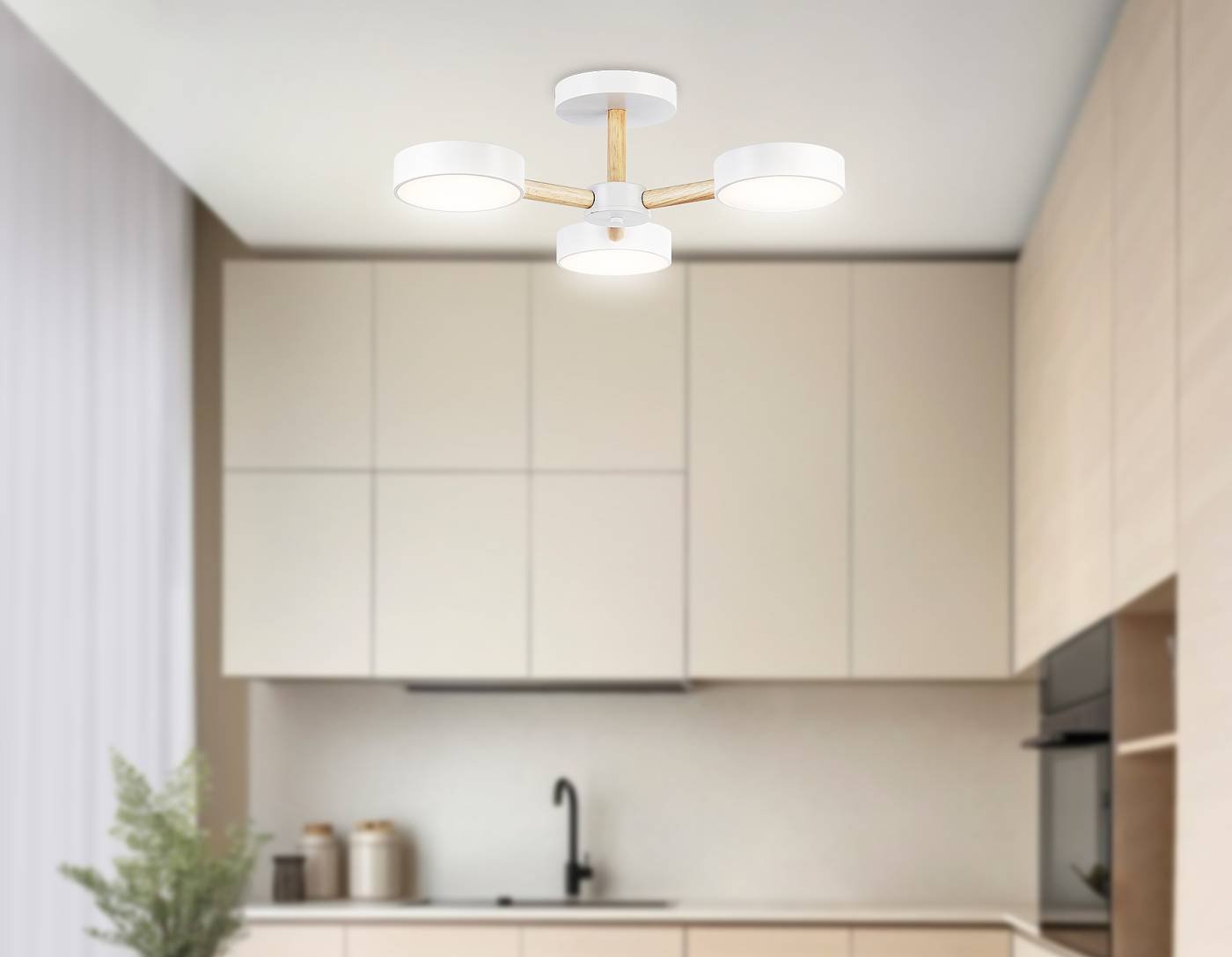 FL4821 Потолочная люстра Ambrella LineTech FL4821