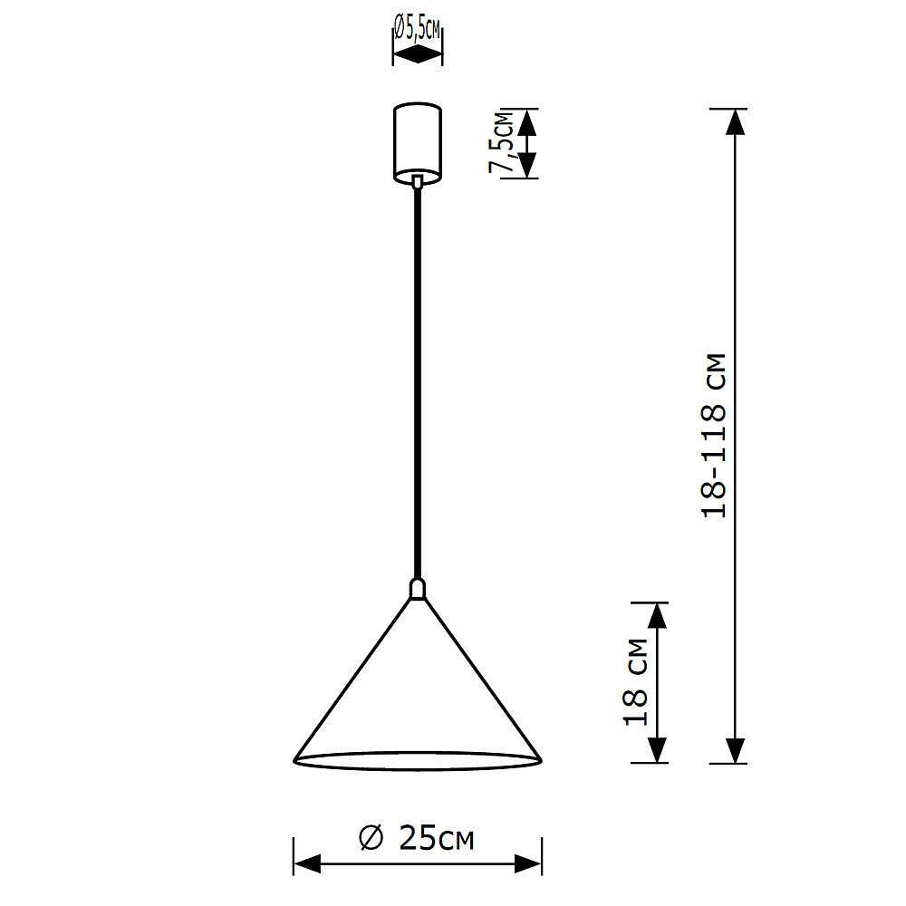 LH032063 Светильник подвесной LightHall Vizor LH032063